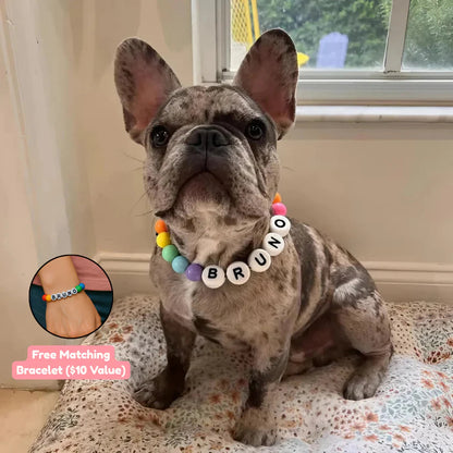 Cute Dog Collar + Free Matching Bracelet